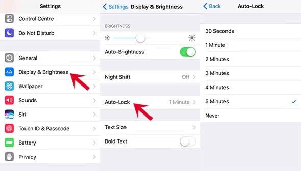 Turn Off Or Change the Time Period Of The Auto-lock On Your iPhone