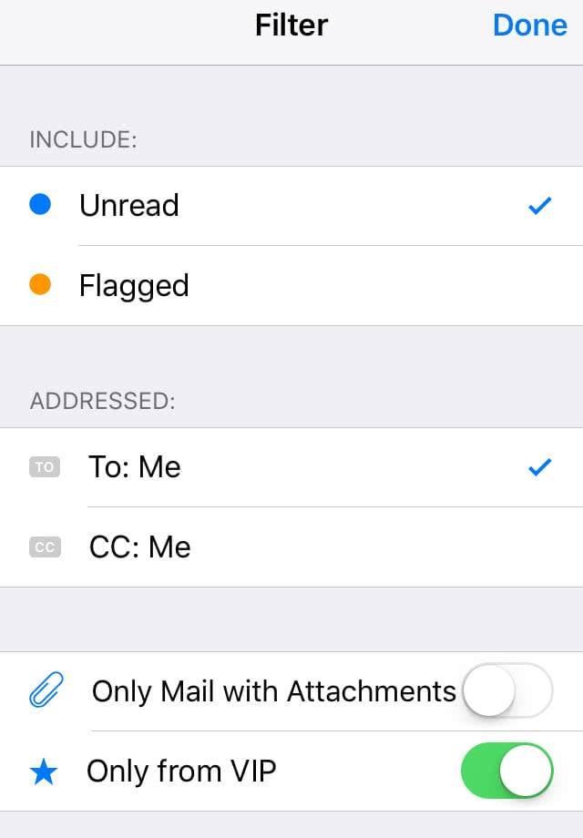 How To Filter Your Emails in the Mail App
