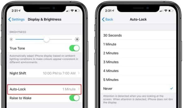 How To Turn Off / Change Auto-Lock – iPhone Screen Timeout