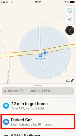 find-your-parked-car-with-the-maps-app