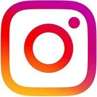 Instagram icon with white background