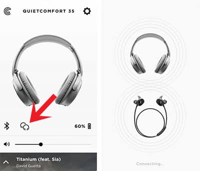 Bose Connect Play Music On Two Bose Headphones