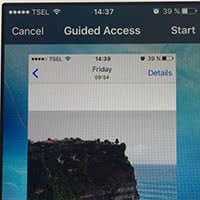 guided access on iPhone 