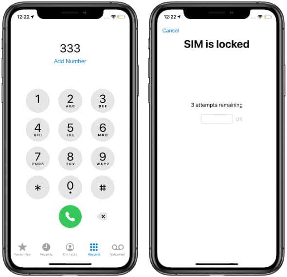 How to unlock SIM card on iPhone
