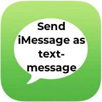 Send iMessages As Text Message