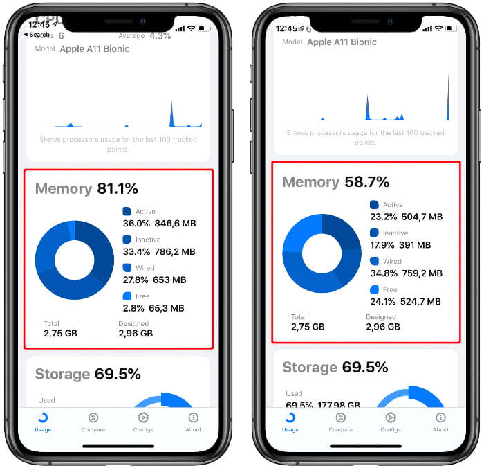 iphone memory pictures to video