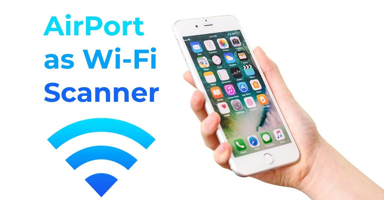 Wi-Fi Scanner untuk iPhone dengan Aplikasi AirPort Utility