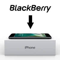 Changeover from BlackBerry to iPhone - Transfer contacts