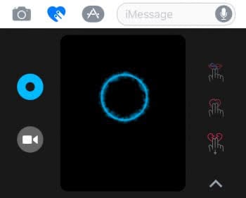 Send a Tap with Digital Touch in iMessage