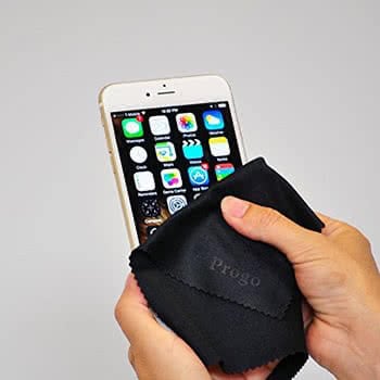 Microfiber cloth for cleaning your iPhone screen properly