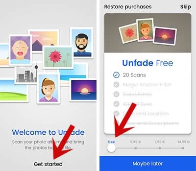 Unfade: Digitalize Photos With Photo Scanner App