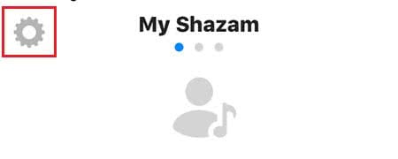 Open Shazam settings to connect Shazam with Apple Music