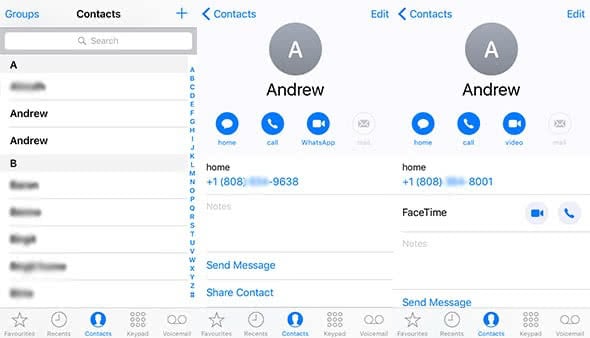 Double contacts on your iPhone - Same person but two entries