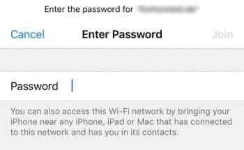 wifi passwords on iphone