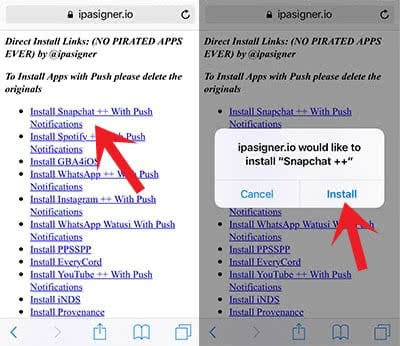 Download Snapchat ++ to secretly save screenshots