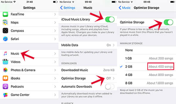 Apple Music Tips & Tricks - Optimize Storage