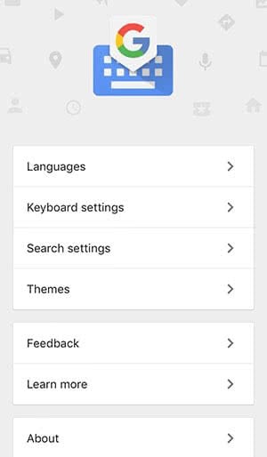 Free Gboard app as an alternative keyboard for your iPhone