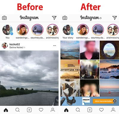 Instagram Change News Feed Layout With Instagram