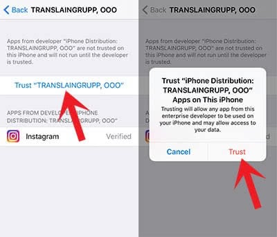 Allow Instagram ++ to use more features