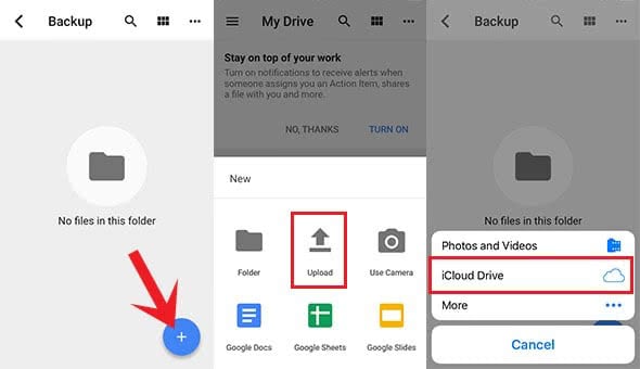 iphone photo backup to google photos