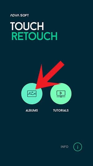 Start editing your vacation photo on TouchRetouch