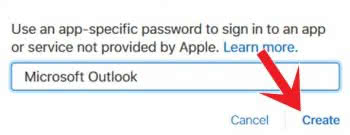 create app specific password for busycontacts
