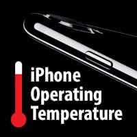 iPhone Behavior Beyond The Intended Operating Temperature