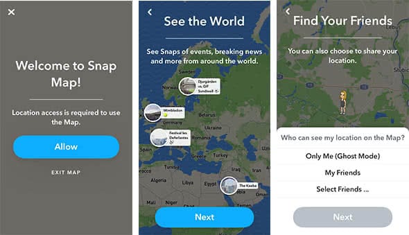 Start using Snap Map - The new feature in Snapchat
