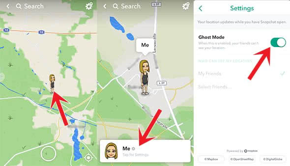 snapchat snap map