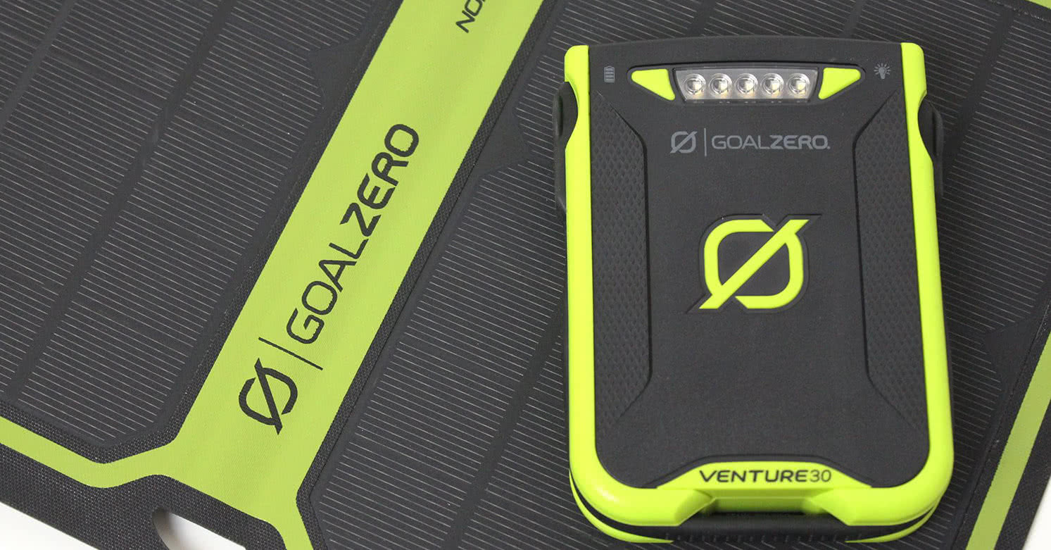 Charging iPhone Battery With Solar Energy Goal Zero Product Test