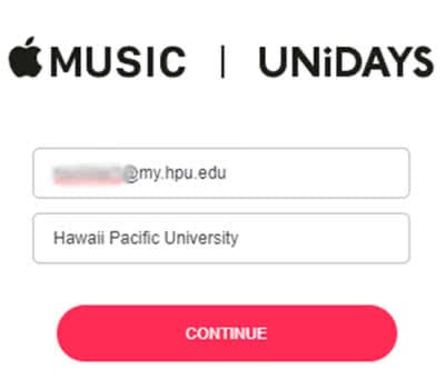 Apple Music For Students Only USD 4.99 Per Month