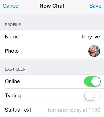 Chat app ios fake Fake iMessage