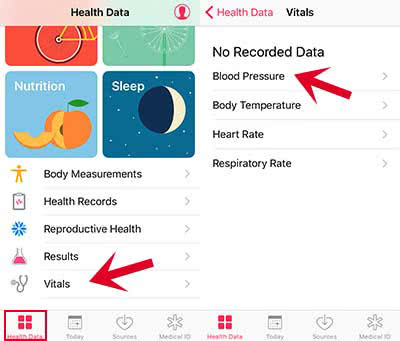 Add data manually in Health app