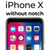iPhone X how to hide the notch