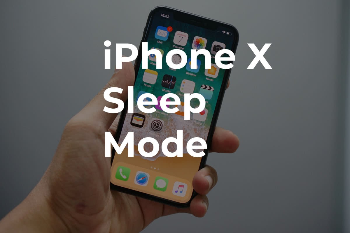 iPhone X - How To Go Into Sleep Mode Faster