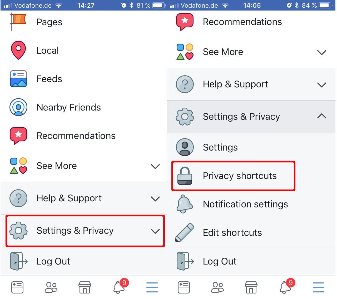facebook messenger privacy settings