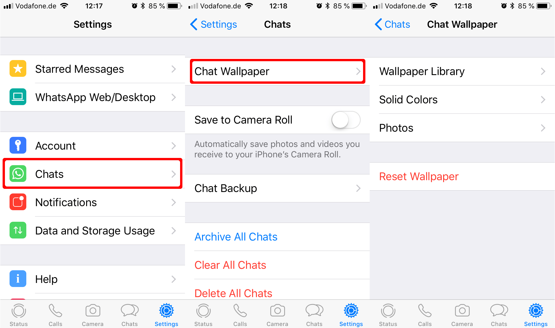 How To Change Your WhatsApp Wallpaper