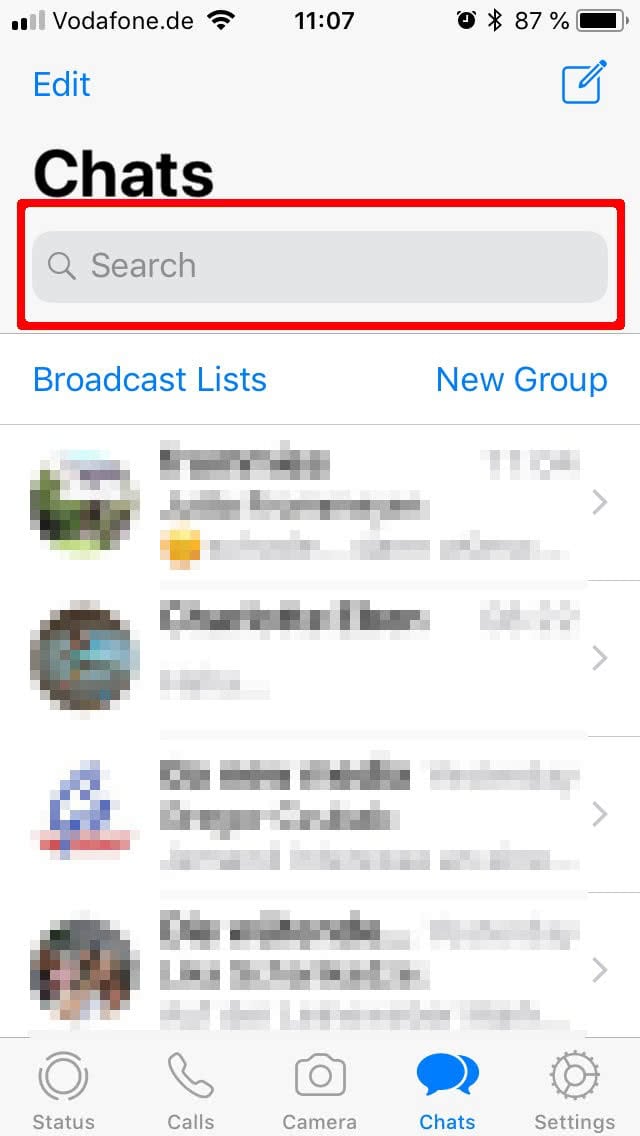 How To Search WhatsApp Chats