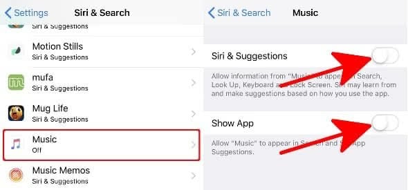 Customize Spotlight search settings on iPhone