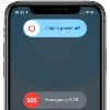 iPhone 11 with "slide to power off" screen