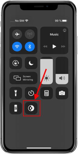 dark mode on iphone