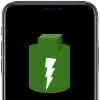 Image showing a battery graphic on an iPhone