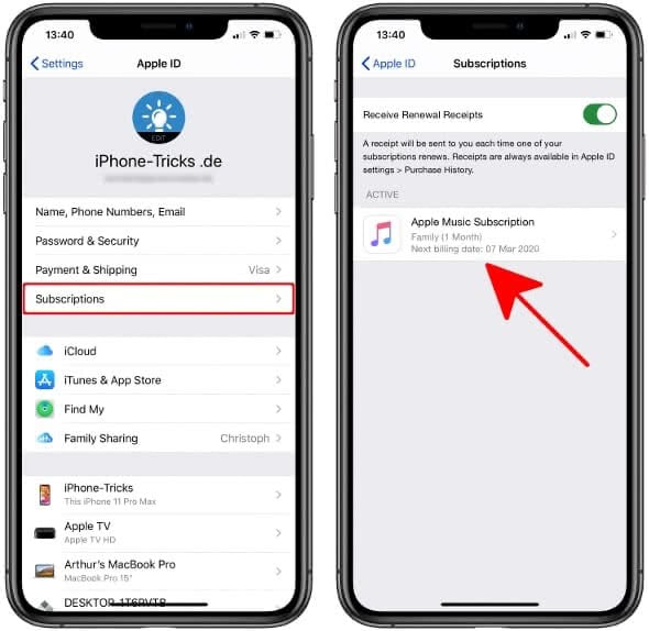 how to terminate adguard pro subscription on iphone