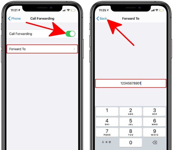 Set up Call Forwarding on iPhone