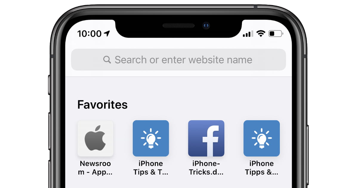 How To Add Favorites In Safari