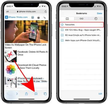 How To Delete Favorites From Safari On The iPhone